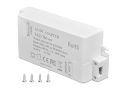 Controlador LED de CC de 24 V 24 W 1 A, voltaje constante, ignífugo, eficiente, para proyectos de bricolaje CHABERLU