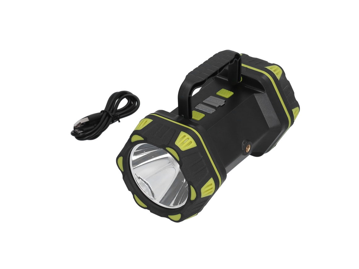 Linterna Led Recargable De Mano Con 8 Modos Ajustables, Resistente Al Agua, Con Conexión Usb Para Uso En Exteriores E Interiores.