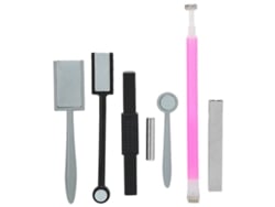Esmalte de uñas en gel Rebe con imán de ojo de gato y set de herramientas multifuncionales para manicura.