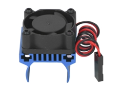Ventilador de refrigeración para motor RC con disipador de calor, accesorio para coche Traxxas a escala 1/18, control remoto, azul