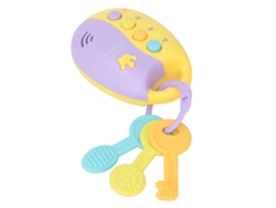 Juguete Con Forma De Llave De Coche Con Luz Y Sonido, Mordedor Portátil Sensorial Educativo Para Bebés.