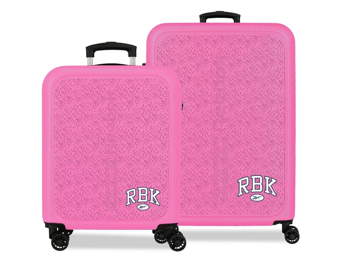 Juego de maletas Reebok Chicago rosa (46x65x25cm 91l)