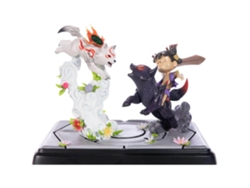 Figura First 4 Figures OKAMI Chibiratsu Vs Dark Chibiratsu & Kuni Poseído Estatua