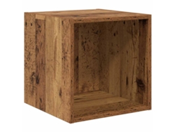 Maison Exclusive - Armario De Pared Con Estante Madera Vieja 37 X 37 X 37 Cm