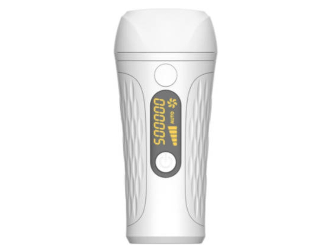 Depiladora de luz pulsada IPL, 500.000 destellos, con 2 modos y 5 niveles de energía Yizhood (blanca)