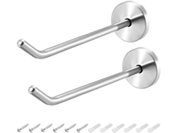 2 Ganchos De Pared, Para Ropa, Soportes Individuales Para Toallas, Acero Inoxidable