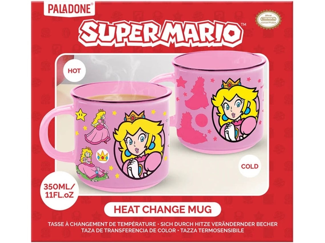 Taza PALADONE Princess Peach Super Mario (Cerámica - 350 ml)