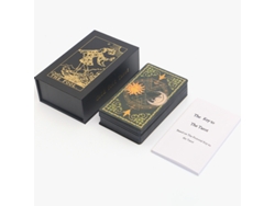Cartas Misteriosas Del Tarot Cósmico, Juego De Mesa Impermeable De Pvc, 78 Cartas.