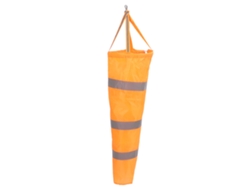 Cortavientos Con Indicador De Dirección, Naranja, Poliéster, 80 Cm, Para Exteriores, Aeropuerto, Reflectante.