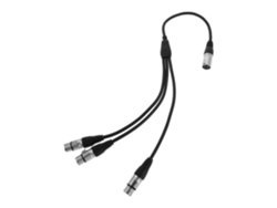 Cable Divisor Xlr A Hembra, Conector De Audio Balanceado Para Micrófono, Alto Rendimiento