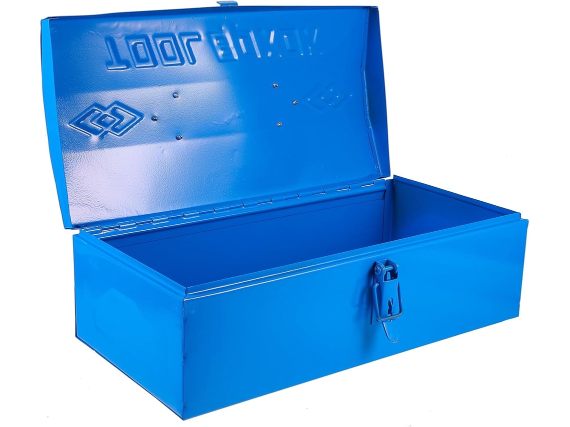 Caja De Herramientas Portátil Azul Alipis Esencial Construcción Resistente