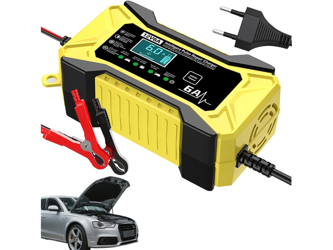 Arrancador De Batería Para Coche | Cargador Portátil Inteligente De 12 V