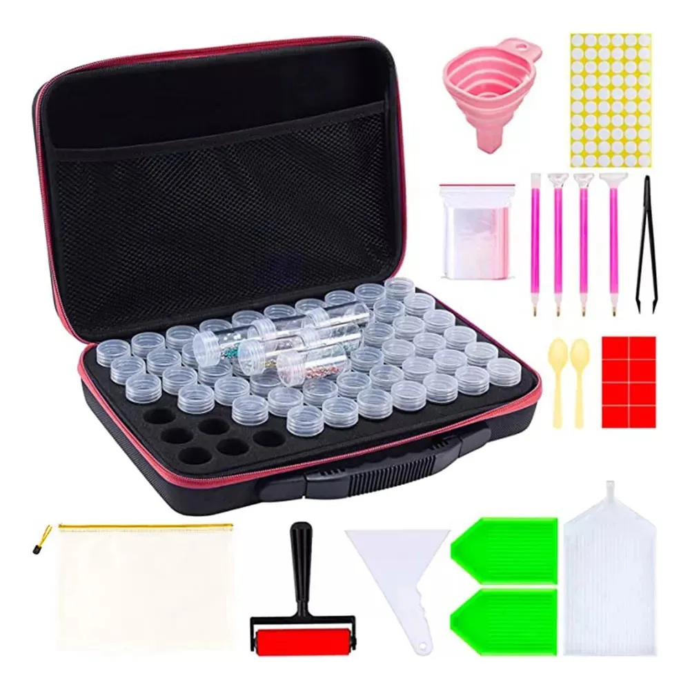 Estuche de almacenamiento para pinturas de diamantes Q 60vayotoy