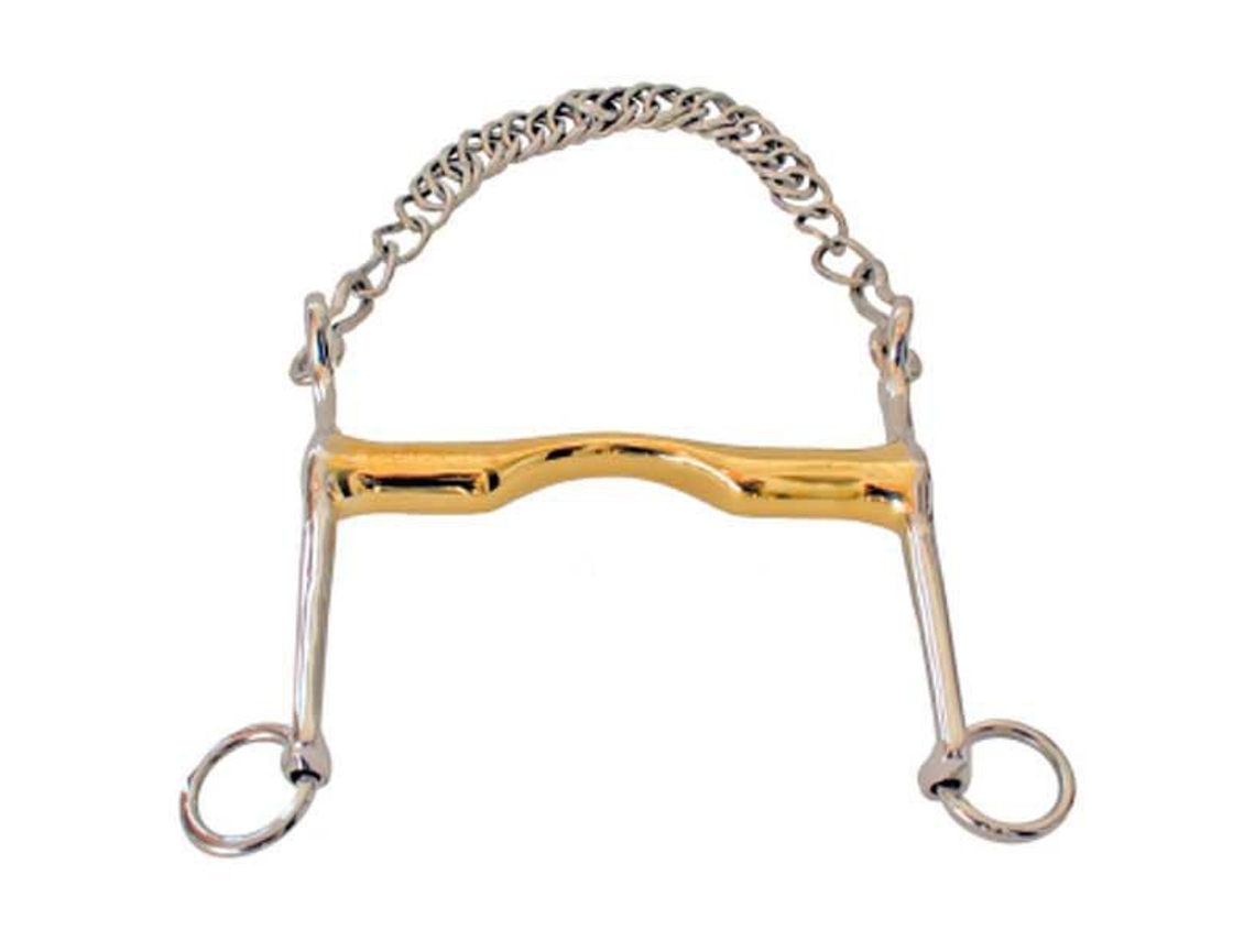 Espessura Do Bocal de Adestramento Dourado Cyprium 18 Mm Mordeu Dourado 13.5 Cmsefton