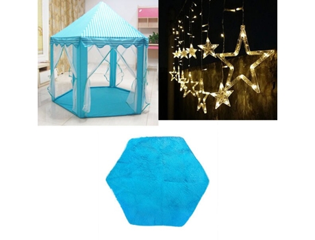 Piscina de Bolas Tipi Portátil, Castillo de Princesa, Casa de Juegos, Carpa Pequeña Estilo B