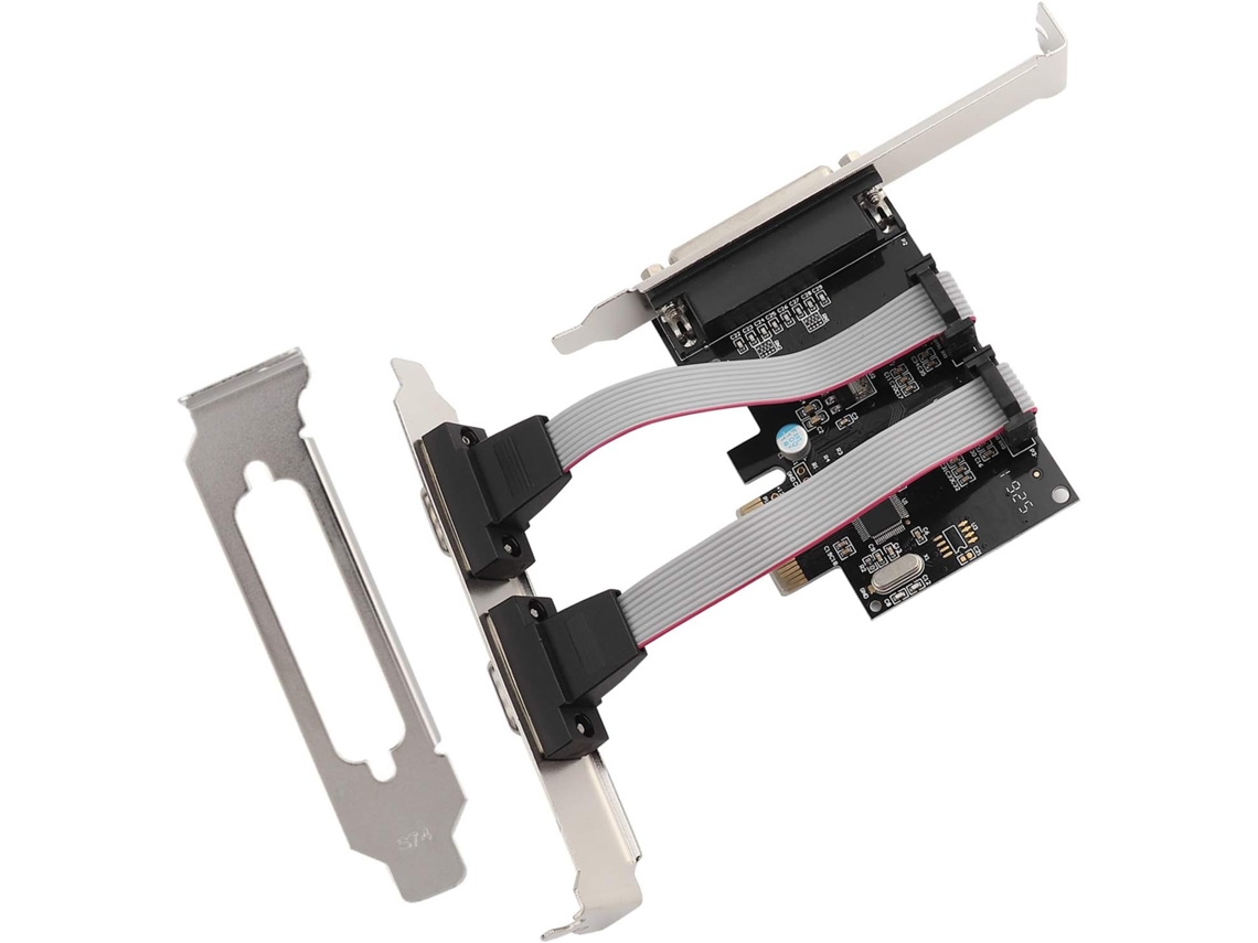 Tarjeta Pci E Con 2 Puertos Serie, Rs232 Y Puertos Paralelos Db25.