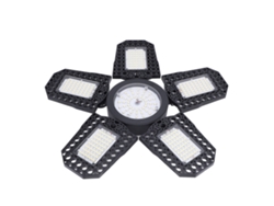 2026-luces Led Para Garaje Super Brillantes 2994 Lm 6000k Con 6 Paneles Deformables Socket E26 E27 Para Taller Luz Blanca Fría
