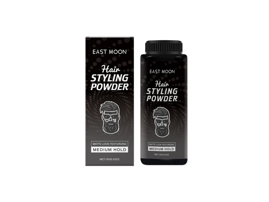 Polvos voluminizadores para hombre, estilo volumen extra.