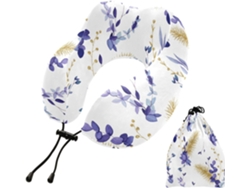 Almohada Viaje Dormir Aviones Espuma Viscoelástica Poliéster Viscoelástica. Fácilmente Soporte Fácil
