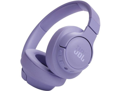 Auriculares Bluetooth JBL TUNE 720 BT (Over Ear - Micrófono - Morado)