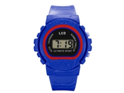 Reloj Electrónico Infantil Moda Niños Pulsera Regalo Ideal Azul
