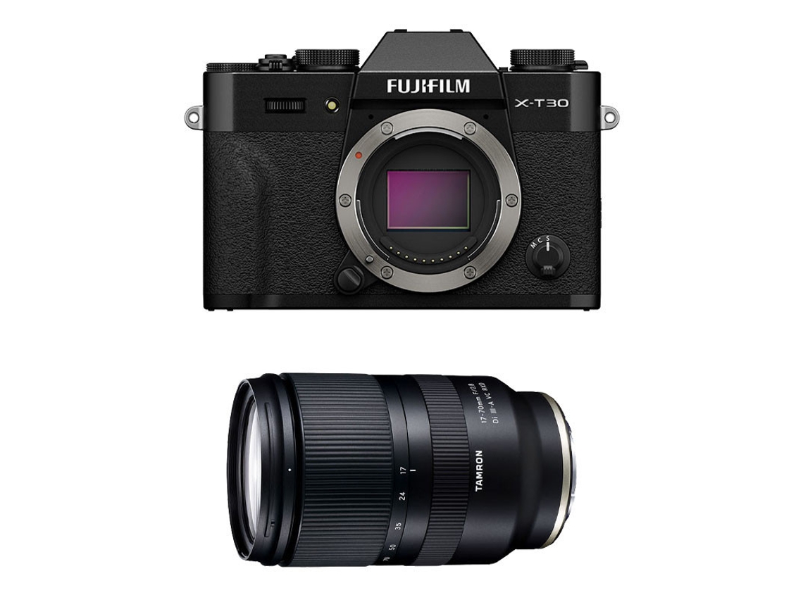 Fujifilm X-t30 Iii Negra + Objetivo Tamron 17-70mm F/2.8 Di Iii-a Vc Rxd