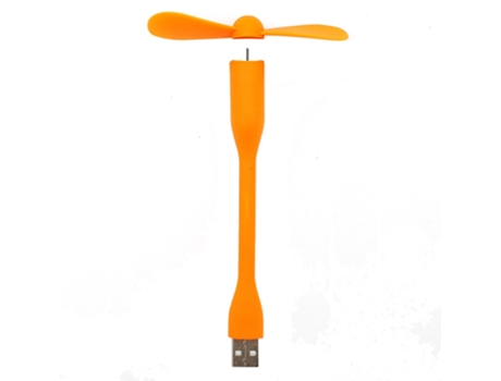 Mini Ventilador SLOWMOOSE USB Fléxivel / Removible Naranja