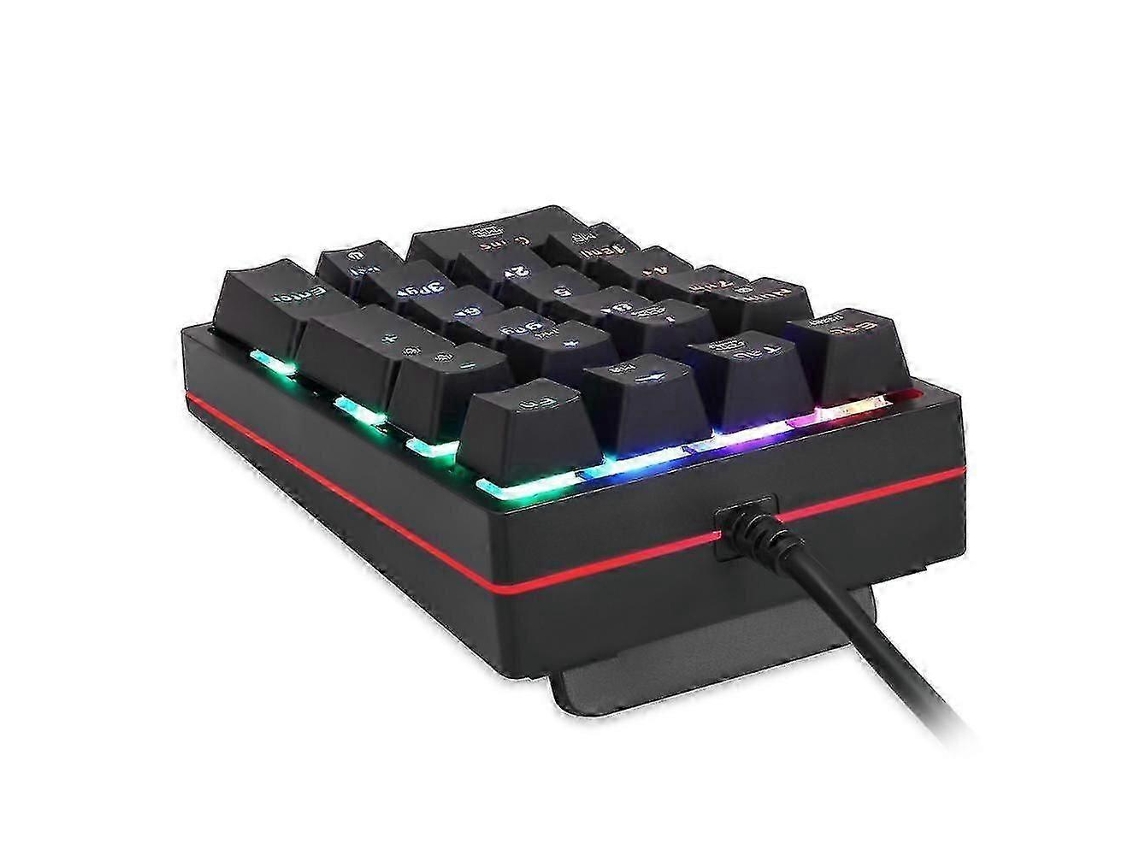 Mini teclado numérico retroiluminado con teclas mecánicas cableadas. Ly Ebike