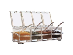 Caja Especias Acrílico 4pcs Cocina
