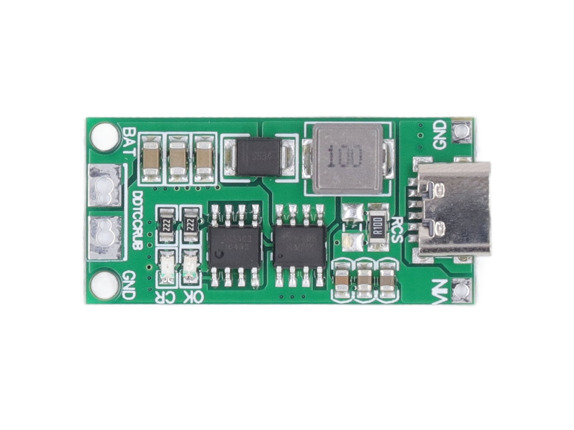 Cargador De Baterías Módulo Verde Automático Protección Contra Cortocircuito Sobrecarga Dc 3‑6v 1a Entrada 0.37a Carga