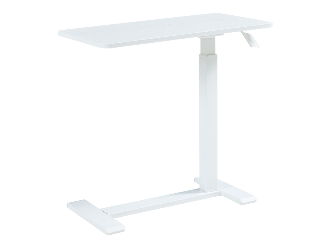 Mesa para portátil Klirg 66 de altura regulable, 92 x 68 x 36 cm, color blanco. [EN.CASA]
