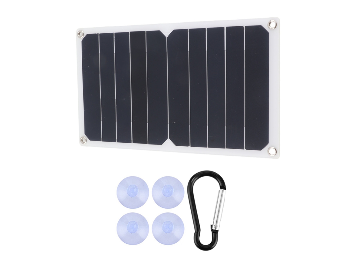 Cargador Portátil Con Panel Solar De 10 W Para Viajes, Camping Y Uso En Exteriores, Ip65