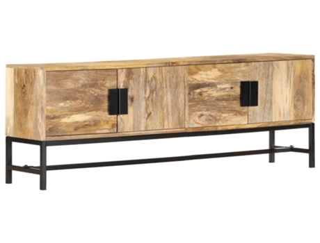 Mueble para la televisión VIDAXL Marrón Madera (140x30x50 cm )