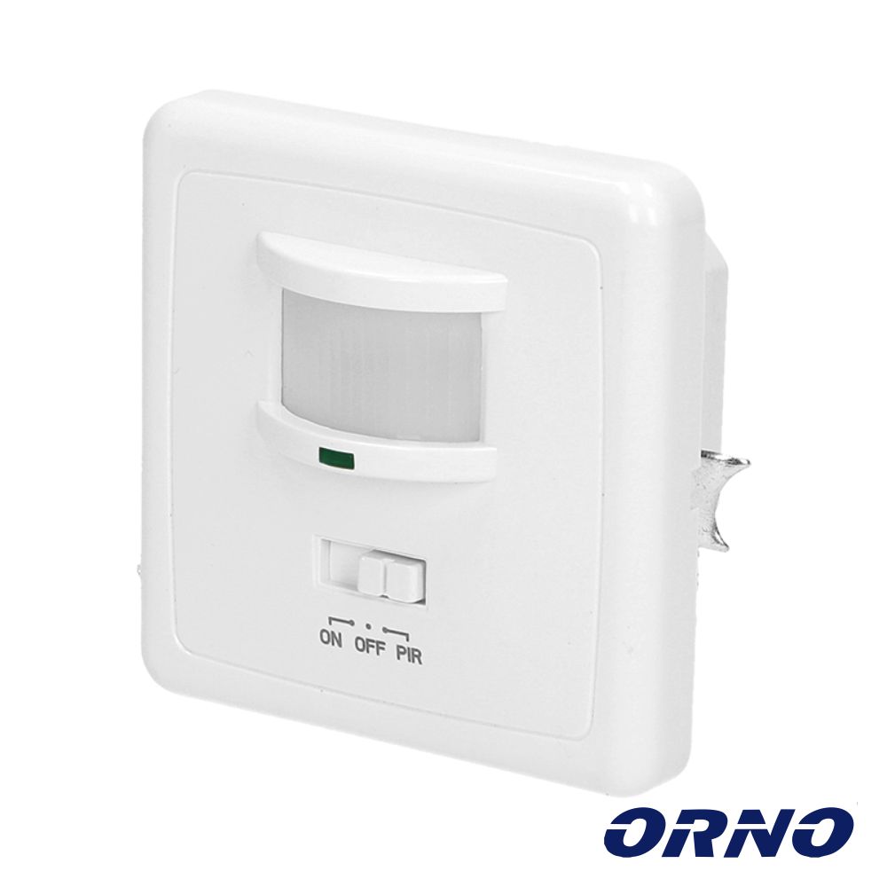 Detector de Movimiento Empotrado ORNO Blanco