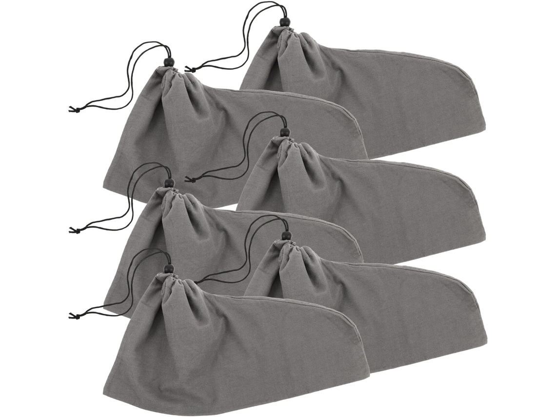 Conjunto De 6 Sacos De Viagem Com Cordão Para Sapatos, Bolsa Para Armazenamento De Sapatos