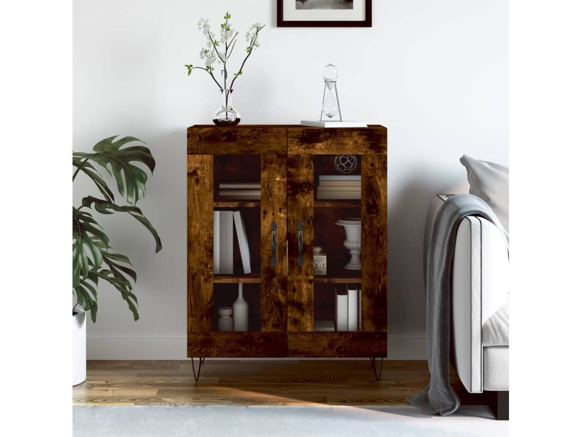 Lovely Home Aparador 69,5X34X90 Cm Derivados de Madera Color Roble Ahumado