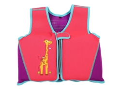 Chaleco salvavidas infantil, traje de baño extraíble, no salvavidas (rosa M)
