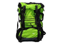 Mochila De Trekking Ligera De 90 Litros De Color Verde Con Compartimentos A Prueba De Fugas Para Acampada Y Montañismo.