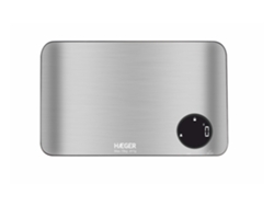 Báscula de Cocina HAEGER Stainless - 15kg, 1g, Pantalla LCD, Acero inoxidable