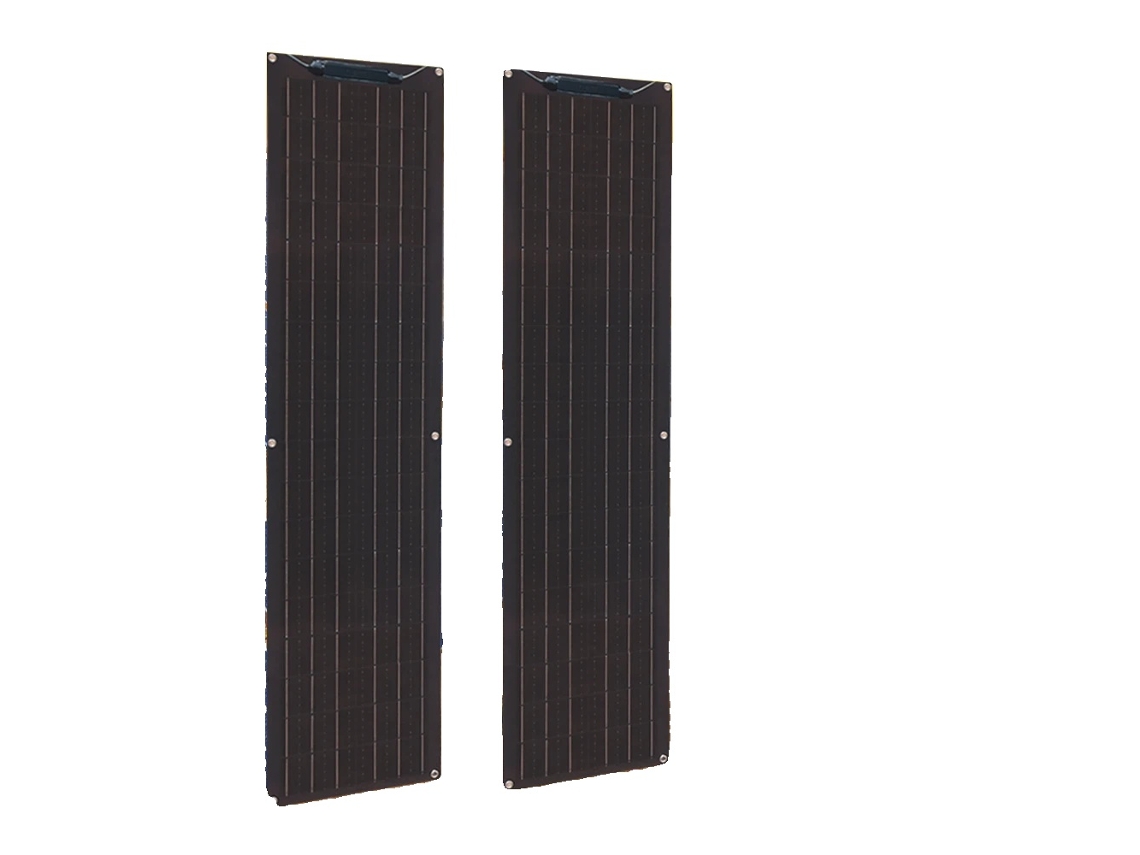 Panel solar flexible, opción de 50 W/100 W, monocristalino de alta eficiencia, diseño impermeable, 100 W, 2 unidades, 50 W OEM