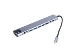 Estación De Acoplamiento Multifuncional Usb-c Multipuerto, De Aleación De Aluminio Con Transmisión Rápida Para Portátiles.