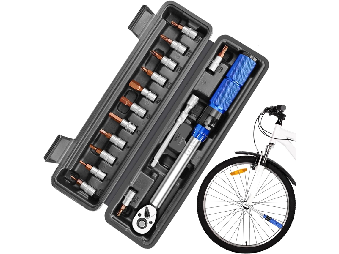Llave Dinamométrica Para Bicicletas–kit De Herramientas Para Reparación De Bicicletas