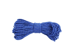 Cuerda Reflectante Para Tienda De Campaña/lona (20 M/1 Paquete/azul) Czhhmart