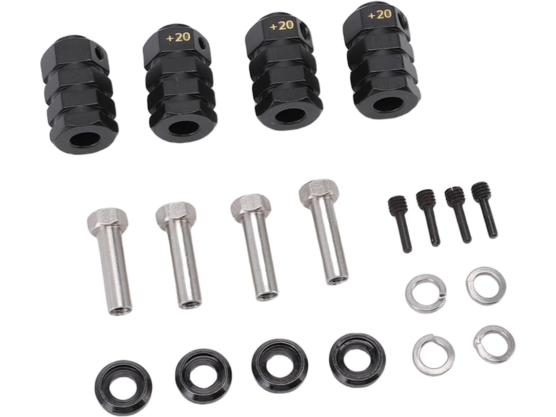 Combinador Rc De Latón Extendido De 20 Mm Para Coches A Escala 1:10 – Juego De Adaptadores