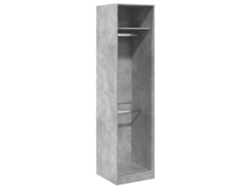Armario 50x50x200 cm Contrachapado Gris Cemento MAISON EXCLUSIVE
