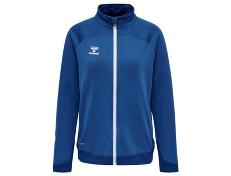 Abrigo para Mujer HUMMEL Lead Poly Azul para Fitness (XL)