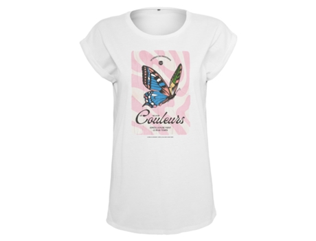 Camiseta para Mujer MISTER TEE (S - Algodón - Blanco)