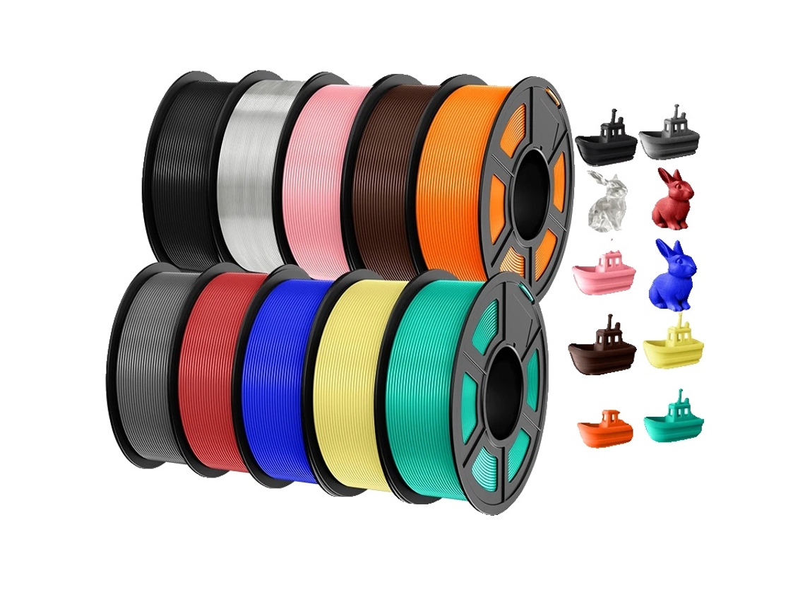 Filamento para impresora 3D, ecológico, de alta resistencia, PETG 10mix 10 OEM