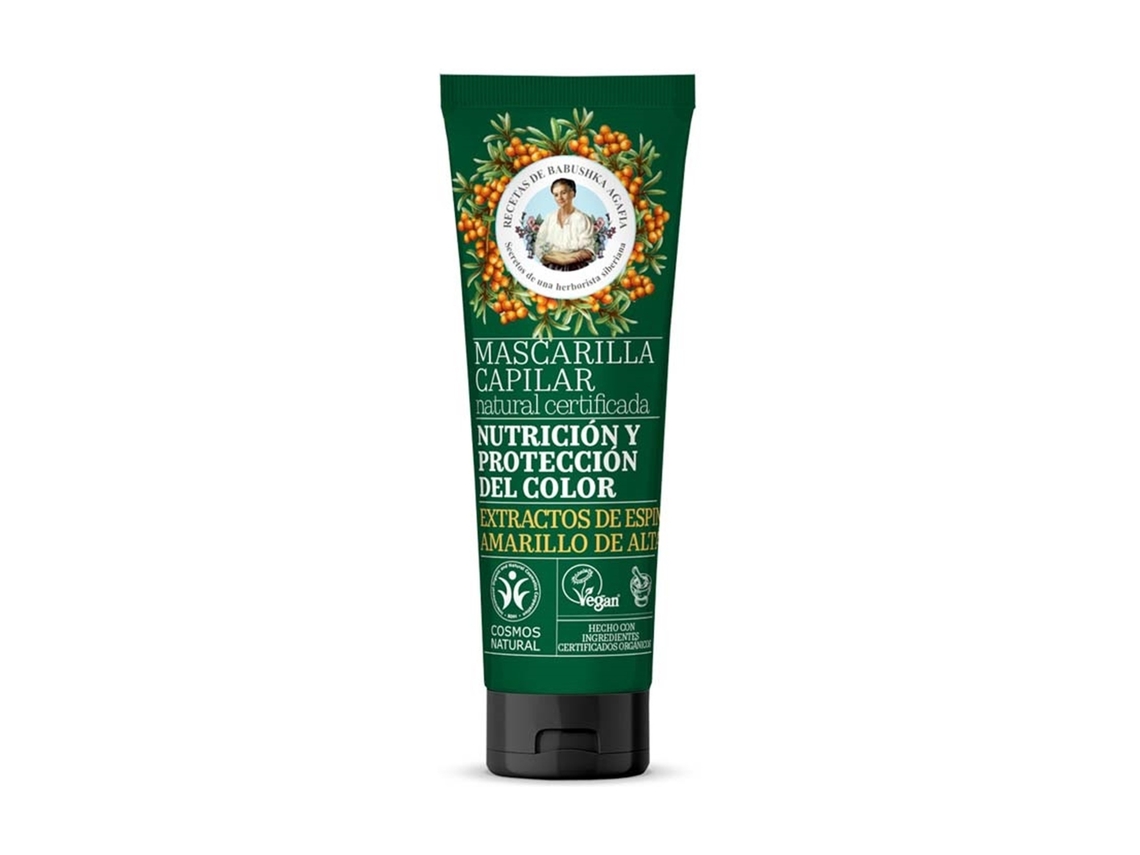 AGAFJA - Máscara de nutrição natural e proteção da cor 200 ml de creme