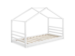 Estructura de Cama Infantil [EN.CASA] (Blanco - Madera - 90x200 cm)